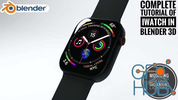 Complete Tutorial Of Making A Iwatch On Blender 3D