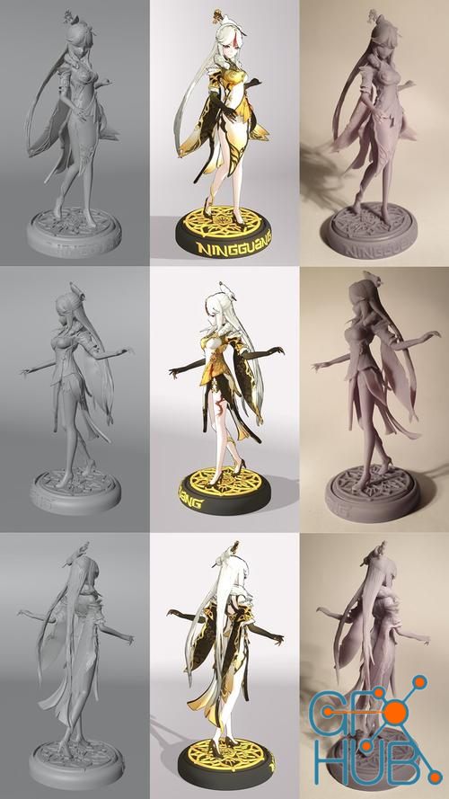 Ningguang Genshin Impact – 3D Print