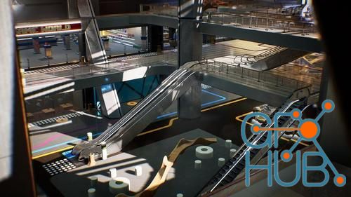 Unreal Engine – Shopping Mall Environment Kit