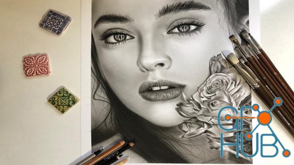 The Ultimate Realistic Portrait Drawing with Charcoal Pencil
