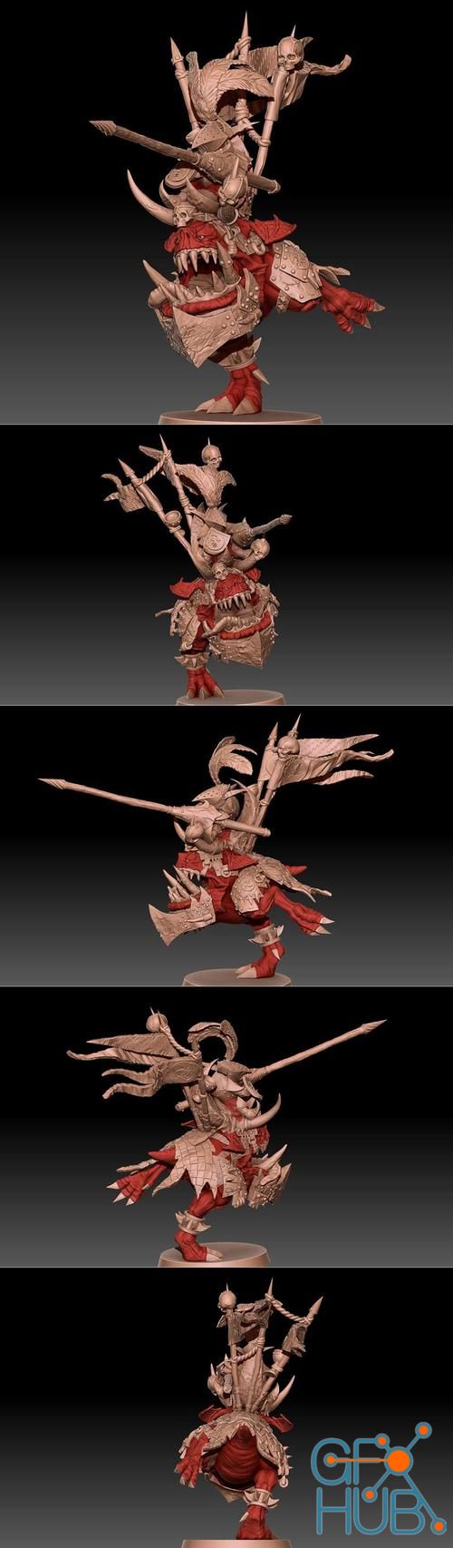 Goblin Lancer – 3D Print