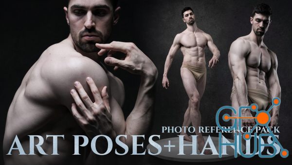 Art Poses + Hands Photo Reference Pack For Artists 881 JPEGs