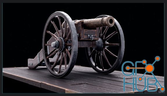 BLENDER: Learn how to create old realistic cannon