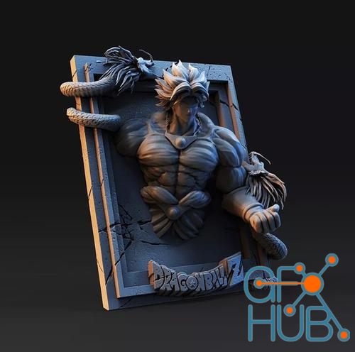 Broly - Dragon Ball Z – 3D Print