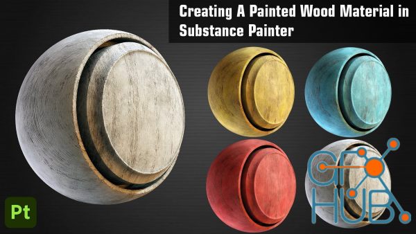 Creating a Painted Wood Material In Substance Painter