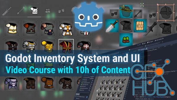 Complete Godot Course: Game User Interfaces Masterclass​​ and Dynamic Inventory System