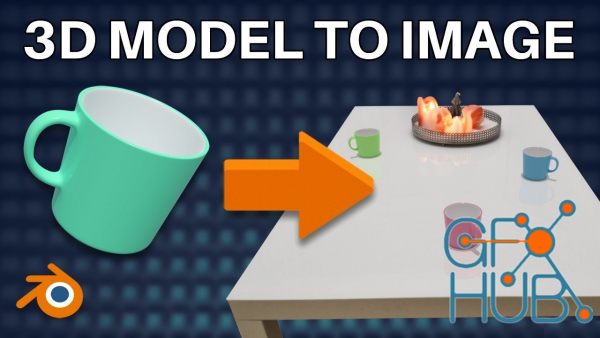 Add 3D Models to Images using Blender and fSpy