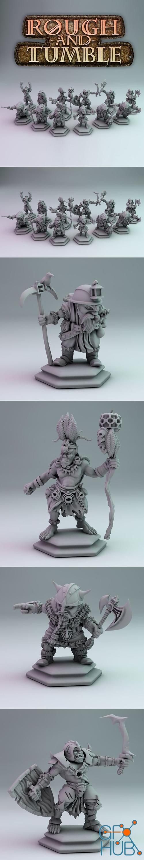 Rought and Tumble – 3D Print