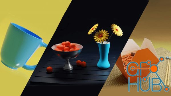 [3xBUNDLE] Best Blender 3D modeling practice for beginners