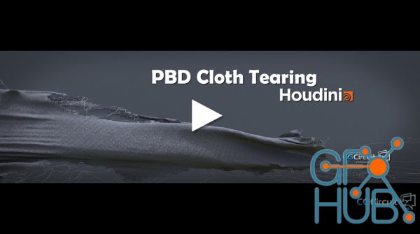 CGCircuit - PBD Cloth Tearing in Houdini
