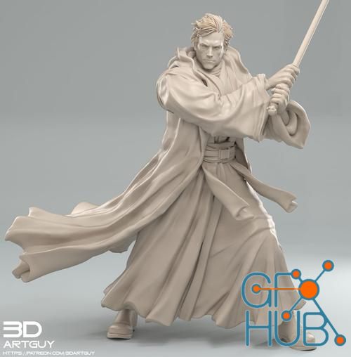 Mystery Warrior Pose Three – 3D Print