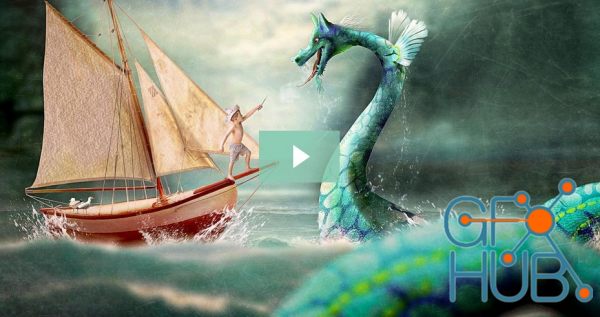 Tara Lesher Education – Creating a Sea Monster Composite