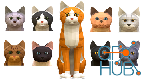 Unreal Engine – LowPoly Cats