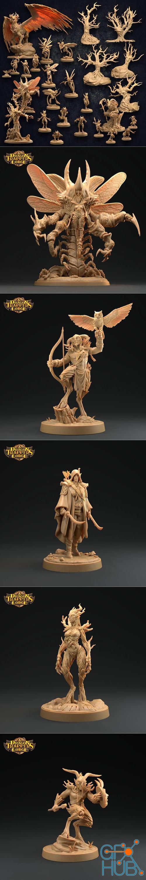 The Dragon Trappers Lodge - Battle for the Unseelie Courts – 3D Print