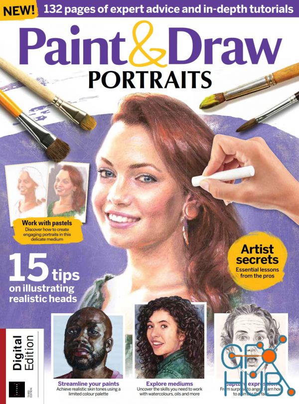 Paint & Draw Portraits – Third Edition 2022 (True PDF)