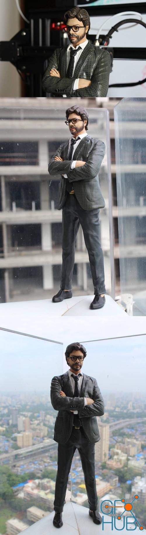 El Profesor La casa de papel – 3D Print
