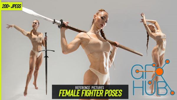 Female Fighter Poses