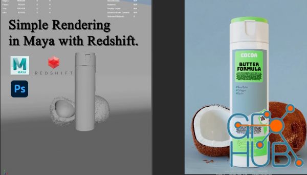 Simple Product Rendering in Maya with Redshift