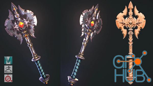 Stylized Game Model Tutorial - Axe