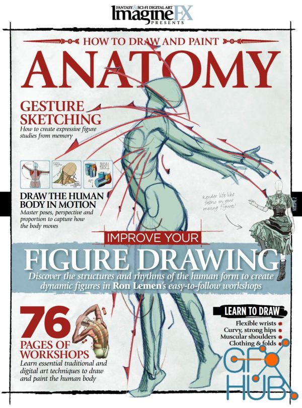 ImagineFX presents – How To Draw And Paint Anatomy Vol 2, 2014 (True PDF)