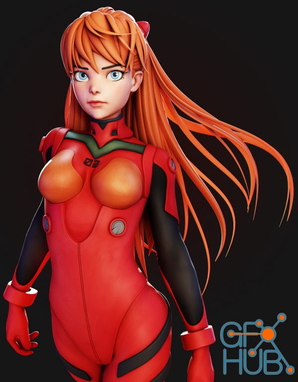 Gumroad - Asuka - Character Creation In Blender