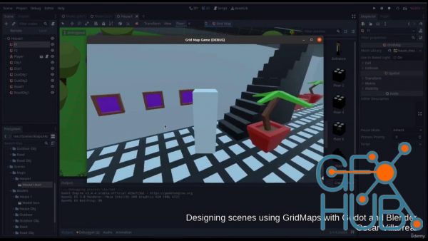 Udemy – Designing scenes using GridMaps with Godot and Blender