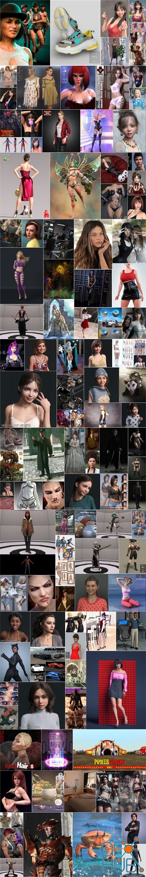 Daz 3D, Poser Bundle 2 July 2022