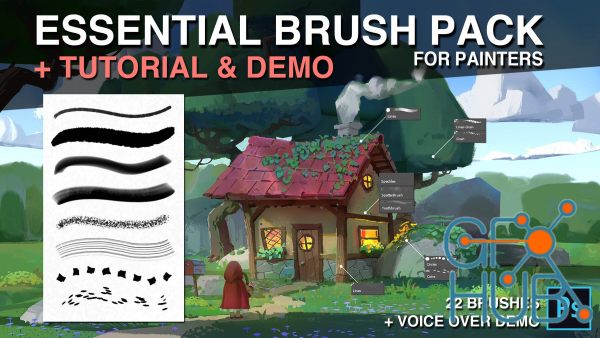 ArtStation – Essential brush pack for painters + Demo & Tutorial