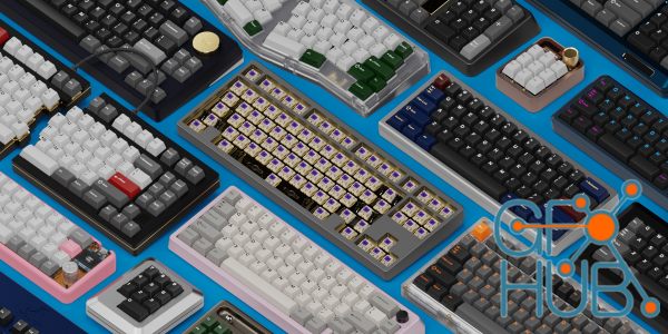 Gumroad – Keyboard Render Kit 2 for Blender