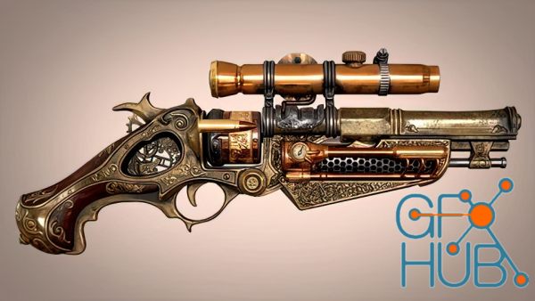 Udemy – Real Time Game Asset Steam Punk Gun In Blender