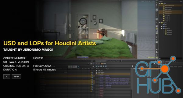 FXPHD – HOU221 – USD and LOPs for Houdini Artists