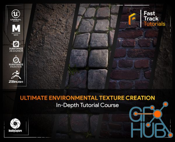 FastTrack Tutorials – Ultimate Environmental Texture Creation Course (ENG/RUS)