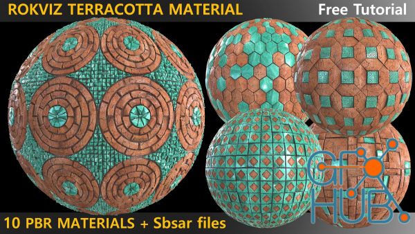 ArtStation – 10 Rokviz Terracotta Materials