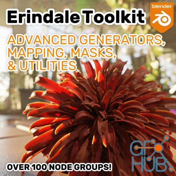 Gumroad – Erindale Toolkit – Advanced Geometry Nodes Groups (UPDATED FOR FIELDS)