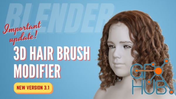 Blender Addon | 3d Hair Brush V3.2 - Modifier | Vfx Grace