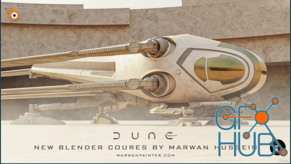 Udemy – BLENDER: Creating the Dune Ornithopter from start to finish
