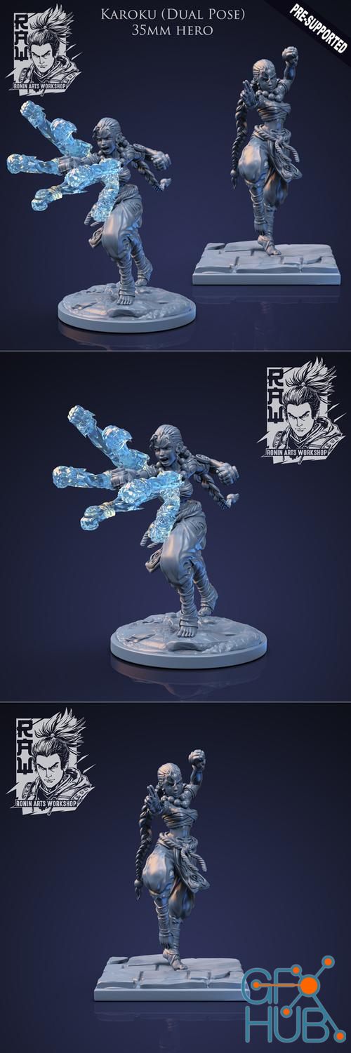Karoku The Monk – 3D Print