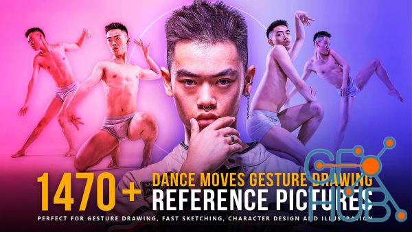 ArtStation – 1470+ Dance Moves Gesture Drawing Reference Pictures