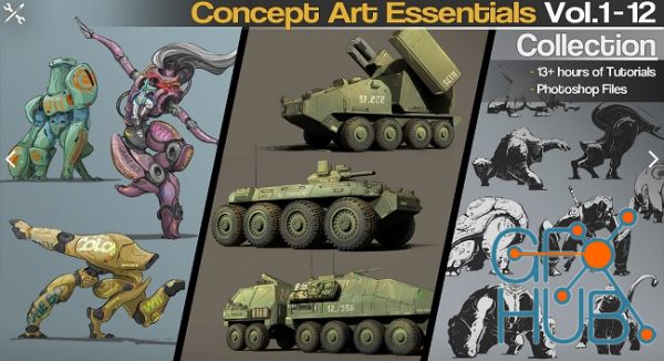 ArtStation – Concept Art Essentials Collection Vol. 1-12