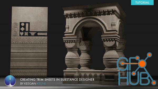 ArtStation – Creating Trim Sheets in Substance Designer | Keegan Keene