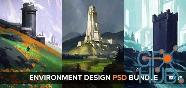 ArtStation – ENVIRONMENT DESIGN – PSD BUNDLE