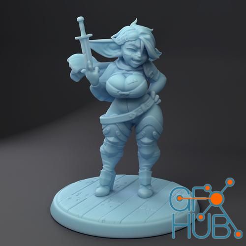 Meryl the Goblin Rogue – 3D Print