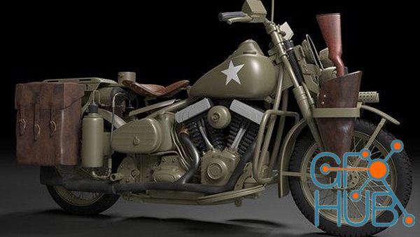 Udemy – Create Captain America'S Motorcycle With Blender