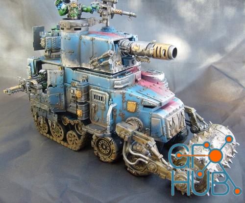 Necroland sandtrain kitbash parts – 3D Print