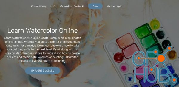 Dylan Pierce Online Watercolor Classes Bundle