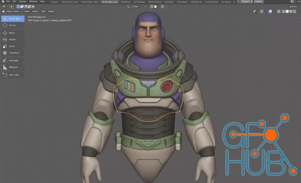 Gumroad – YanSculpts – CP 53 – Level 3 Buzz Lightyear