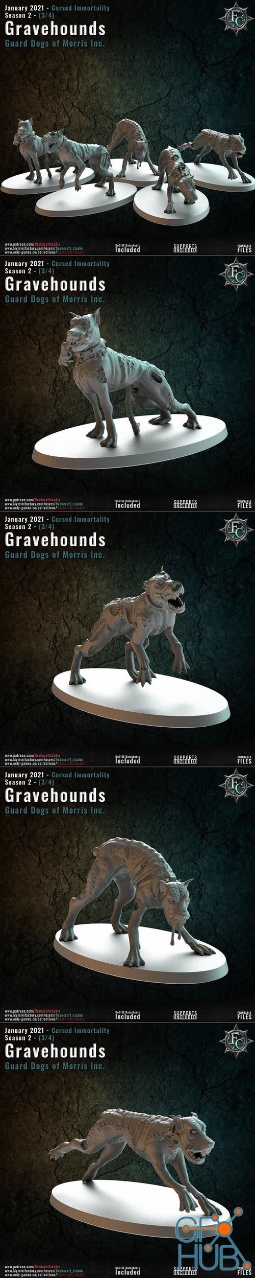 Gravehounds – 3D Print