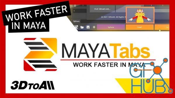 3DtoALL – MayaTabs v1.3a for Maya 2015-2023 Win