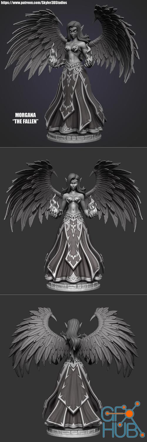 League of Legends Morgana – 3D Print