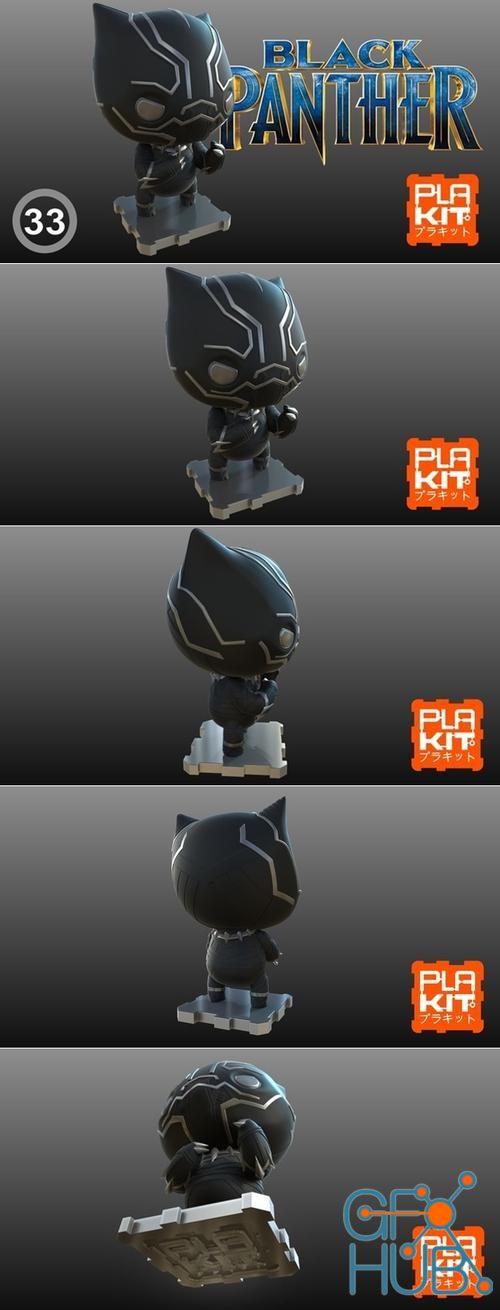 PlaKit Black Panther – 3D Print